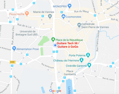 guitare tech map